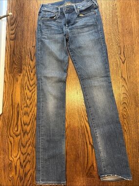 True Religion Women's Blue Straight-Leg Jeans